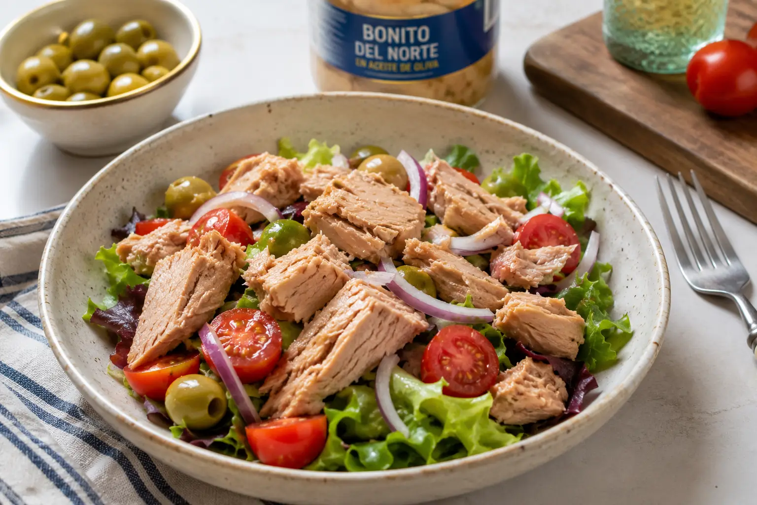 Ensalada de bonito en aceite