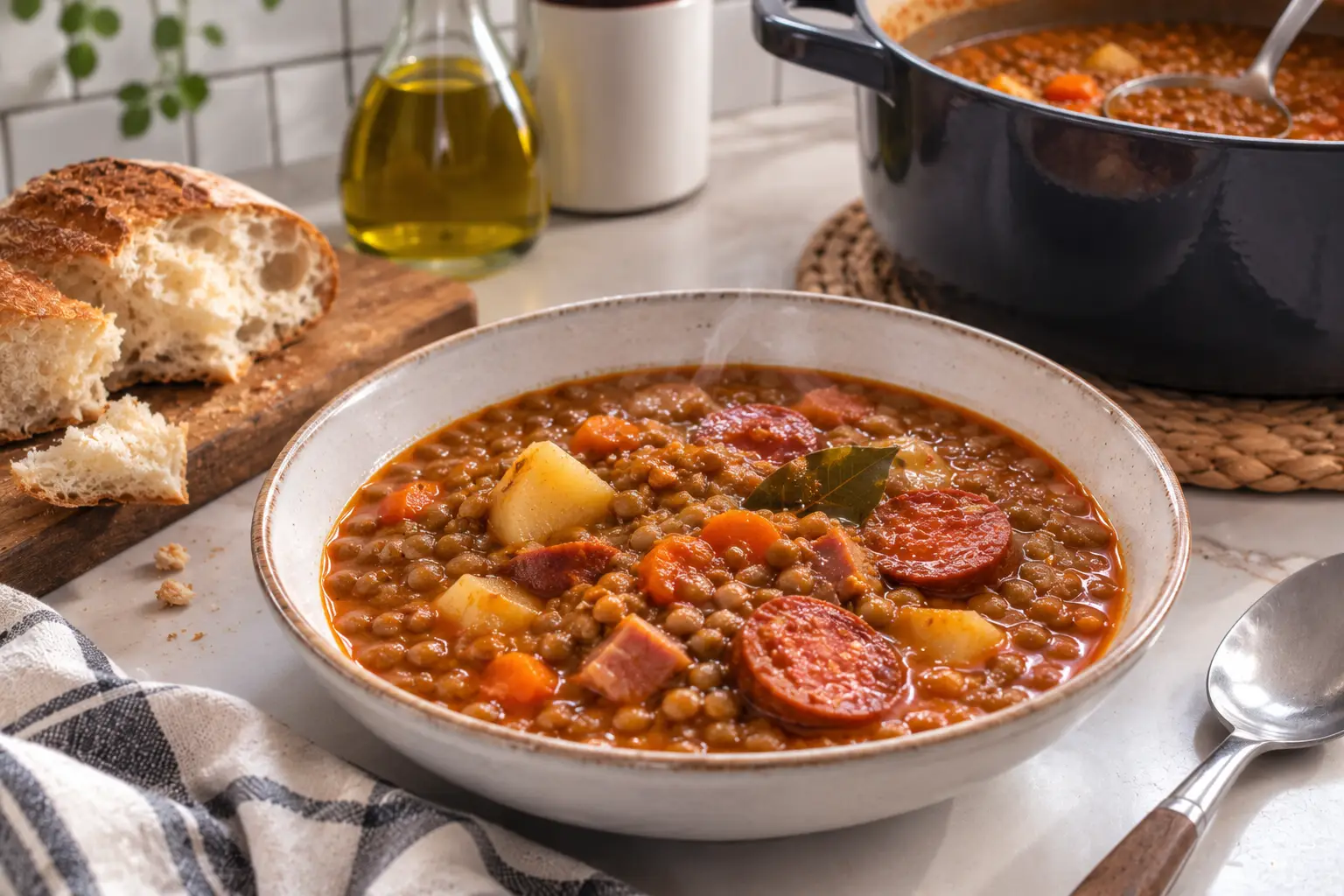 Lentejas con chorizo