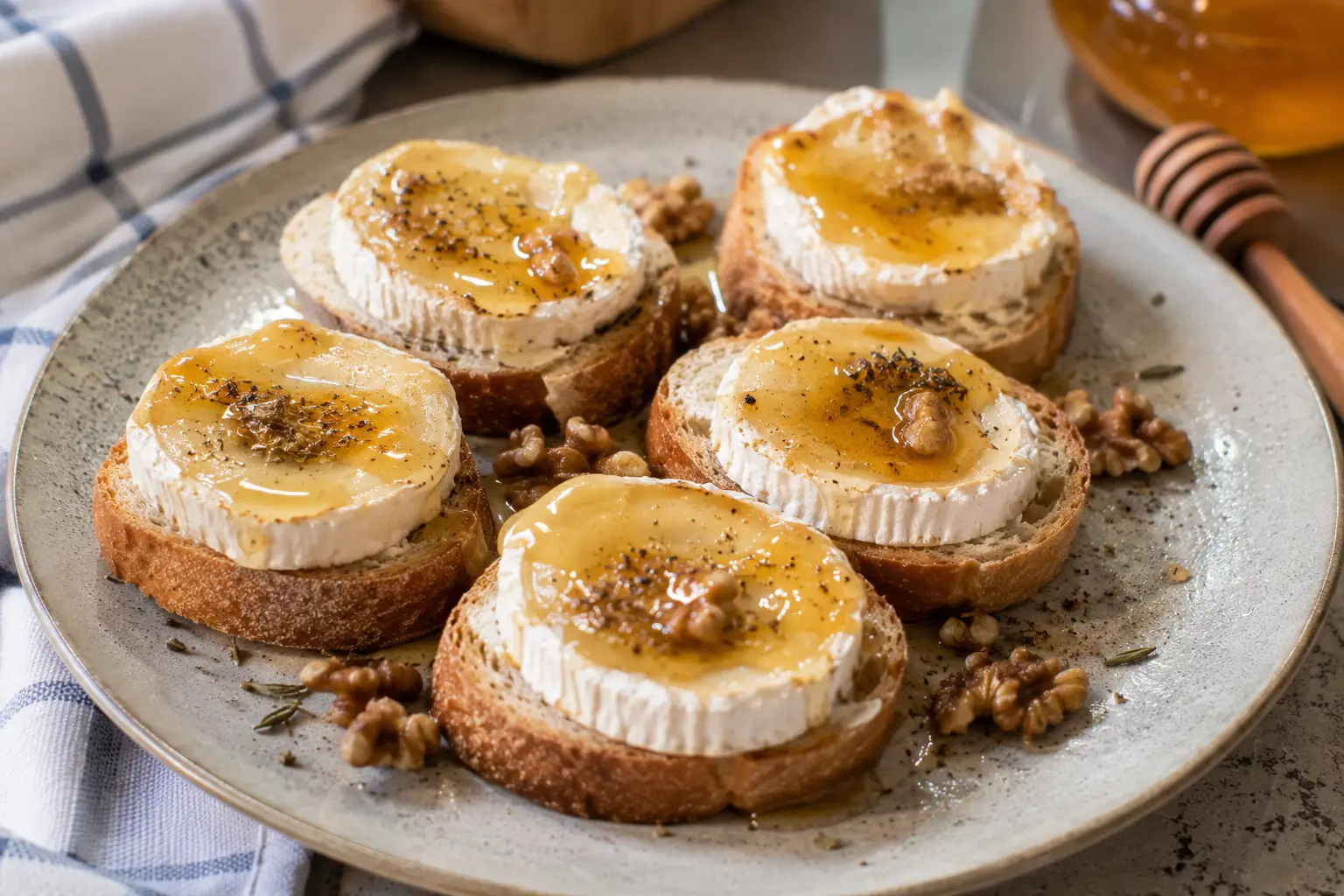 Queso de cabra con miel