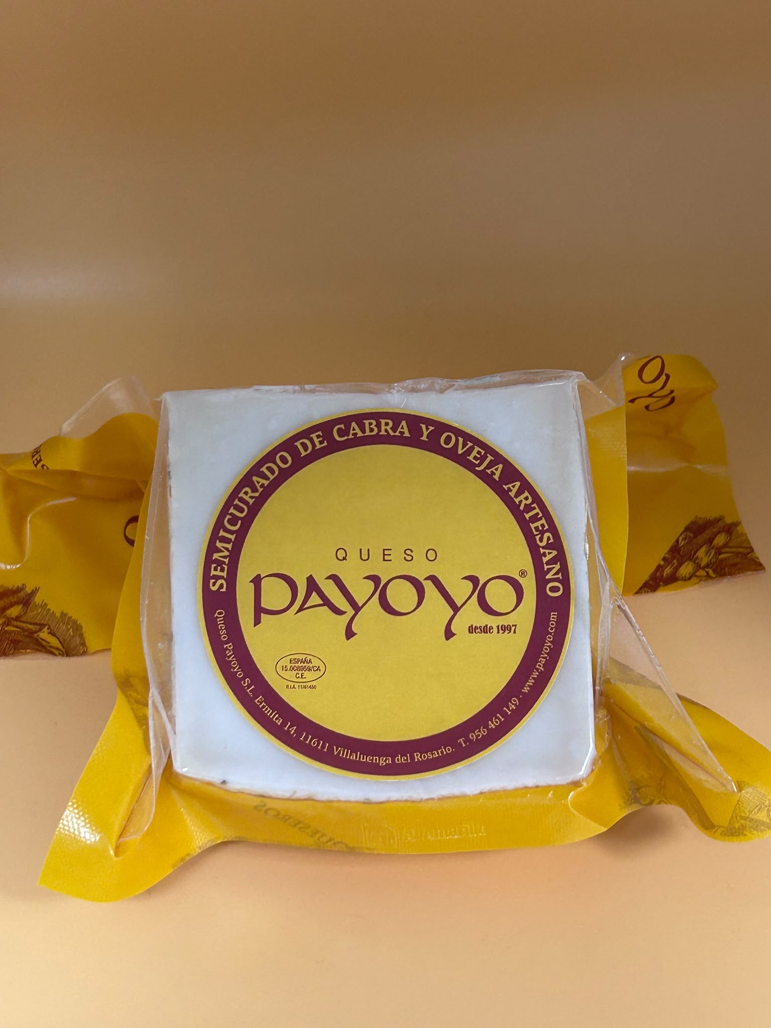 Queso Payoyo semicurado de cabra y oveja artesano