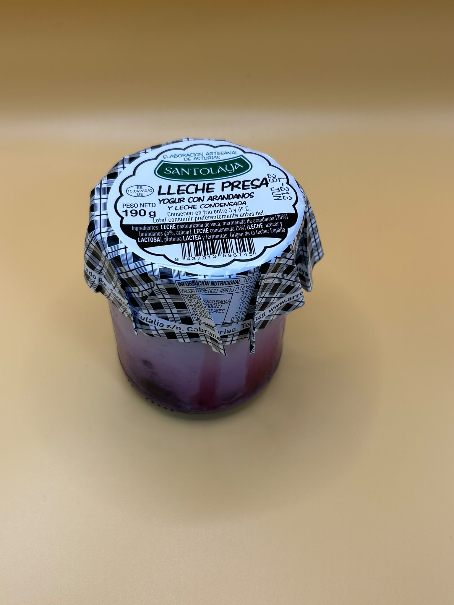Leche presa