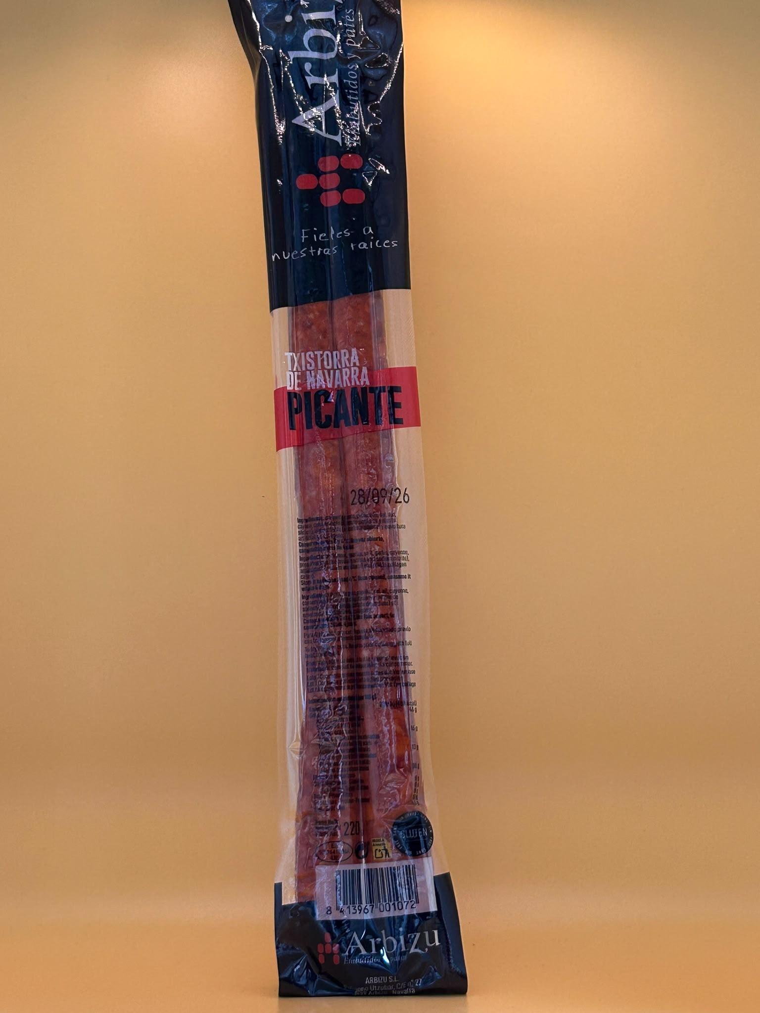 Txistorra de Navarra picante Arbizu