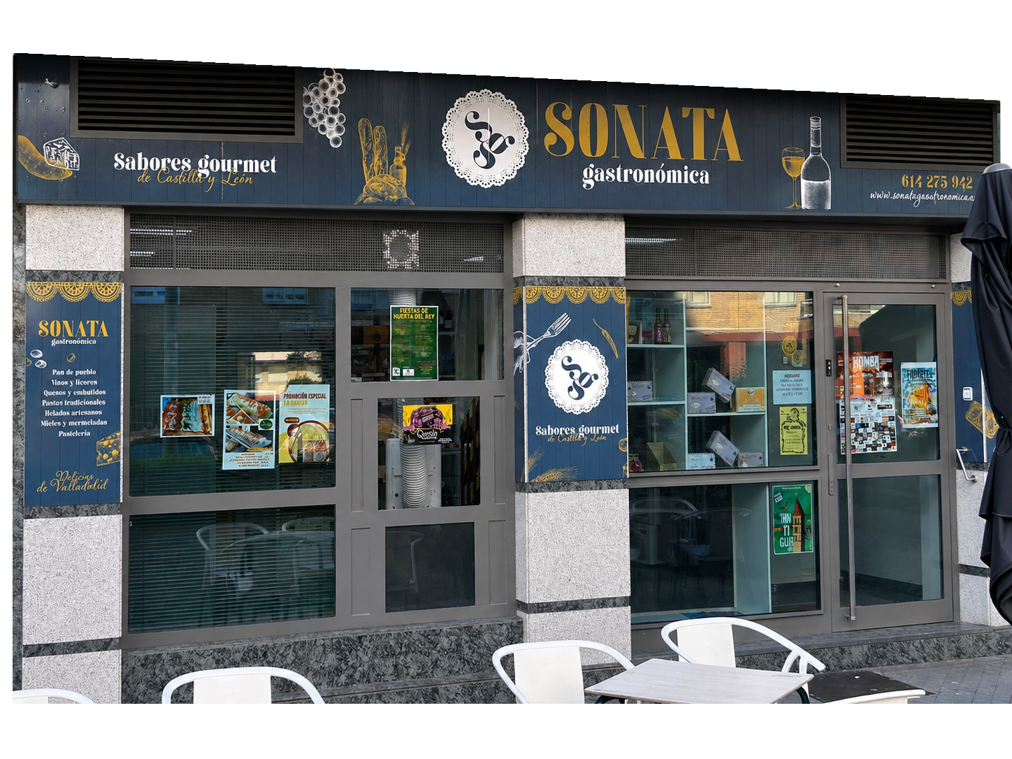 Exterior de Sonata Gastronómica en Valladolid
